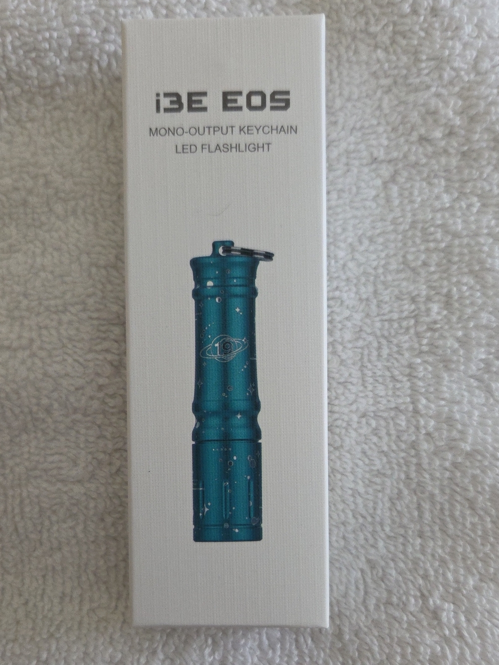 Teal Keychain LED Flashlight